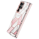 Pink Geometric Marble Samsung Galaxy Case - Creamcy Cases