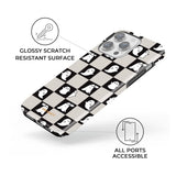 Ghost Checkered iPhone Case - CREAMCY