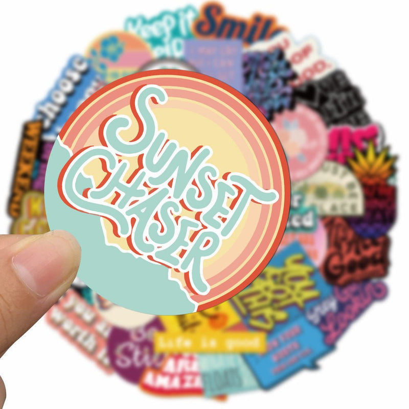Good Vibe Sticker Pack (50 Stickers) - Creamcy Cases
