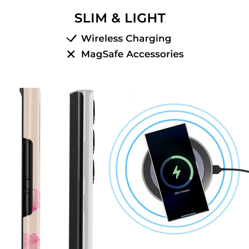 Hot Pink Beach Samsung Galaxy Case - CREAMCY