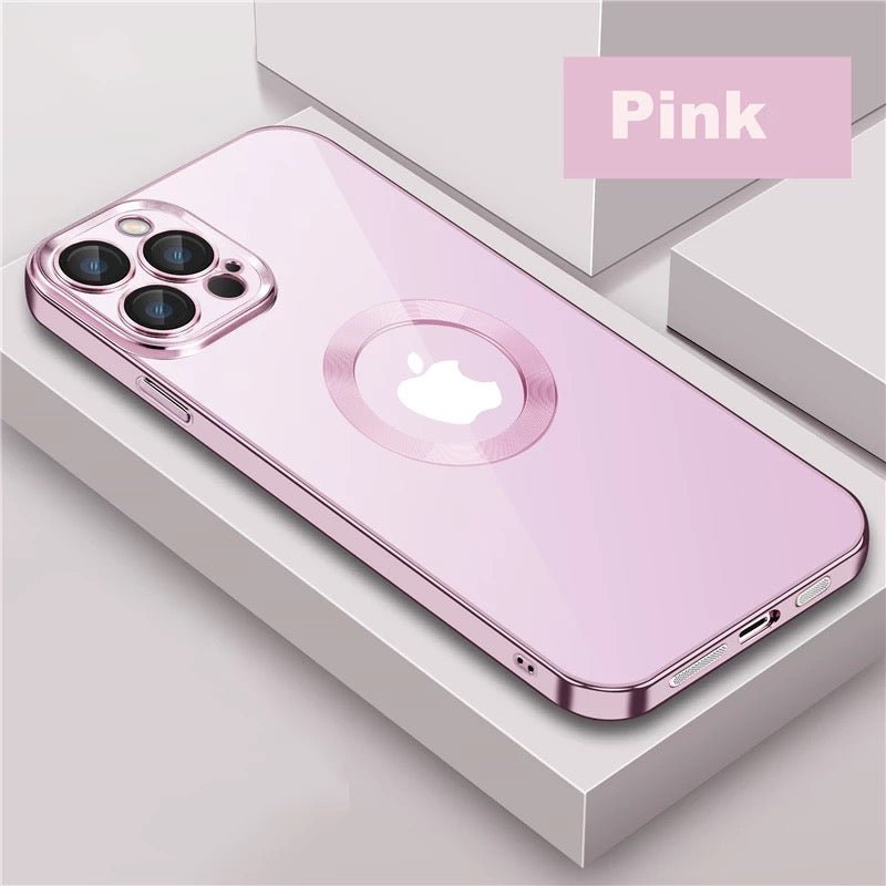 Luxury Electroplated Transparent iPhone Case - Creamcy Cases
