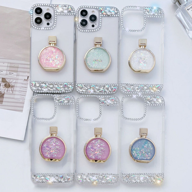 Luxury Glitter Perfume Bottle iPhone Case - Creamcy Cases