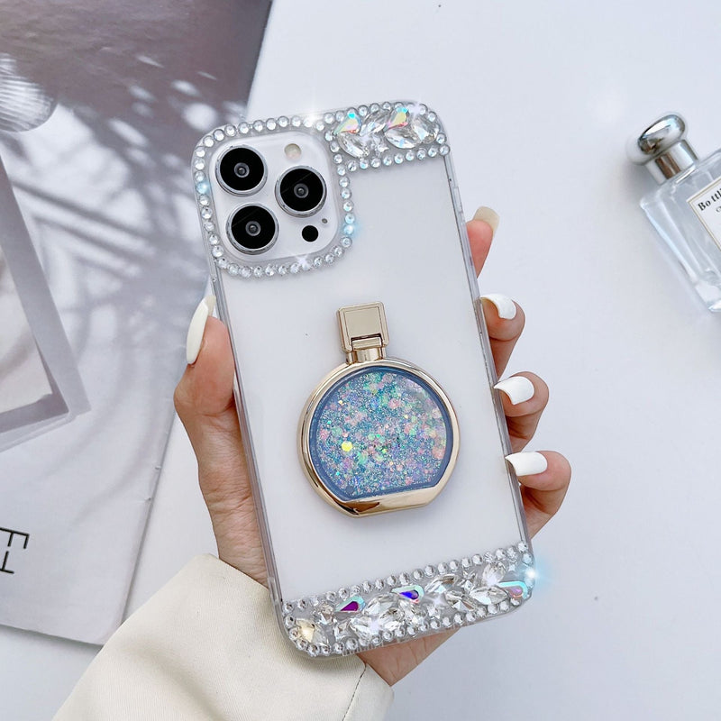 Luxury Glitter Perfume Bottle iPhone Case - Creamcy Cases