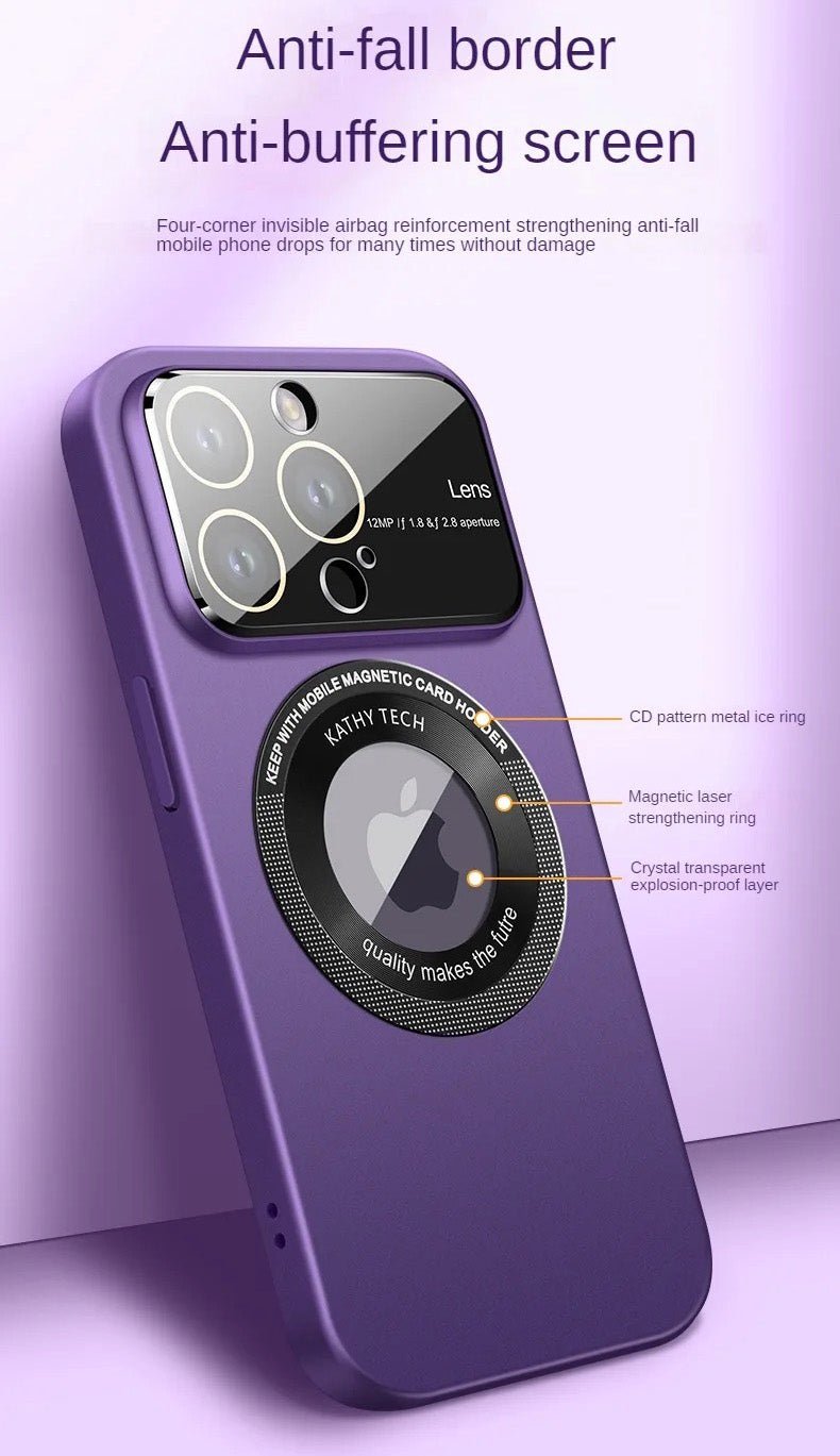 Luxury Magnetic Matte iPhone Case - Creamcy Cases