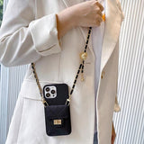 Luxury Purse iPhone Case With Crossbody Strap - Creamcy Cases