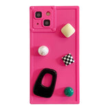 Minimal Candy Love Square iPhone Case - CREAMCY