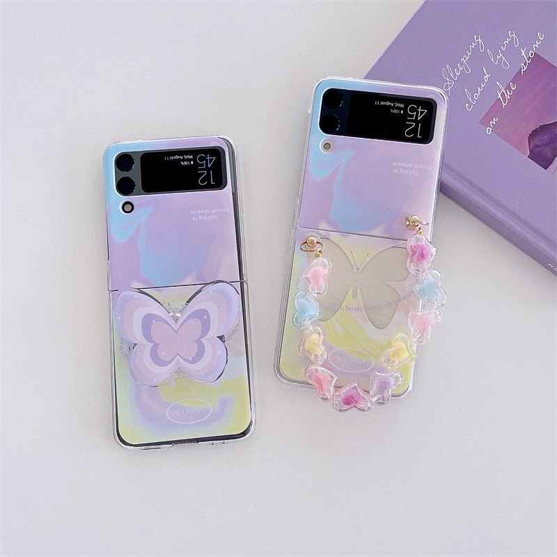 Ombre Butterfly Samsung Z Flip Case - Creamcy Cases