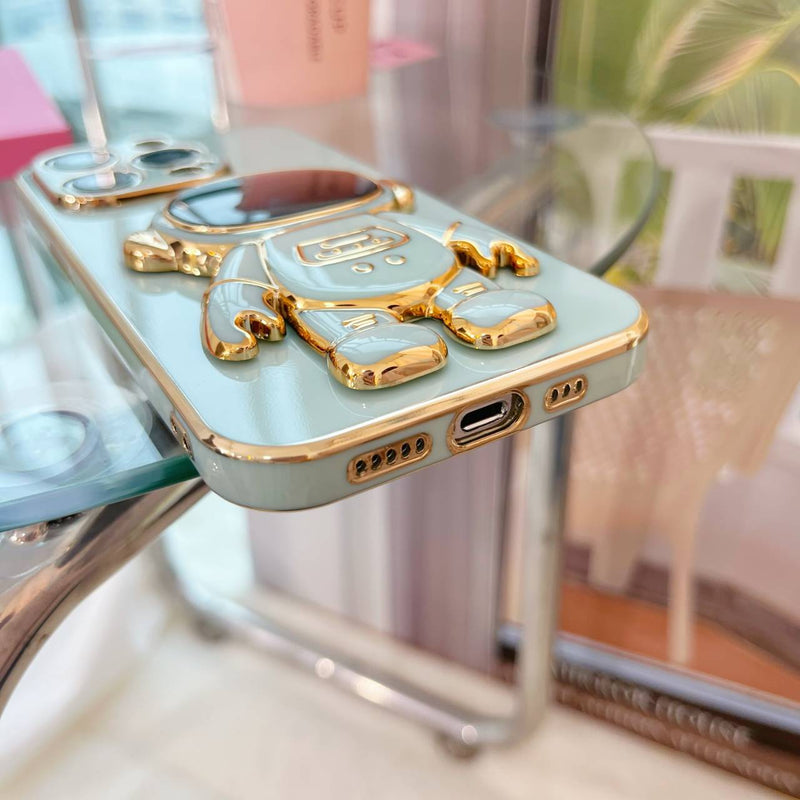 Outer Space 3D Astronaut iPhone Case – CREAMCY - Main Image