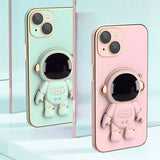 Outer Space 3D Astronaut iPhone Case - Creamcy Cases