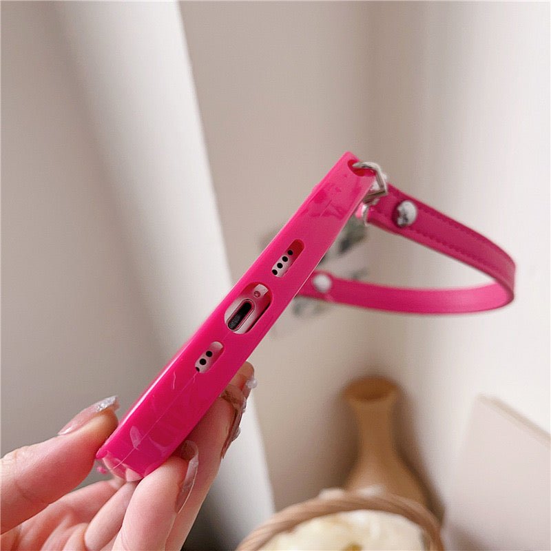 Pink Mirror Handbag iPhone Case - CREAMCY
