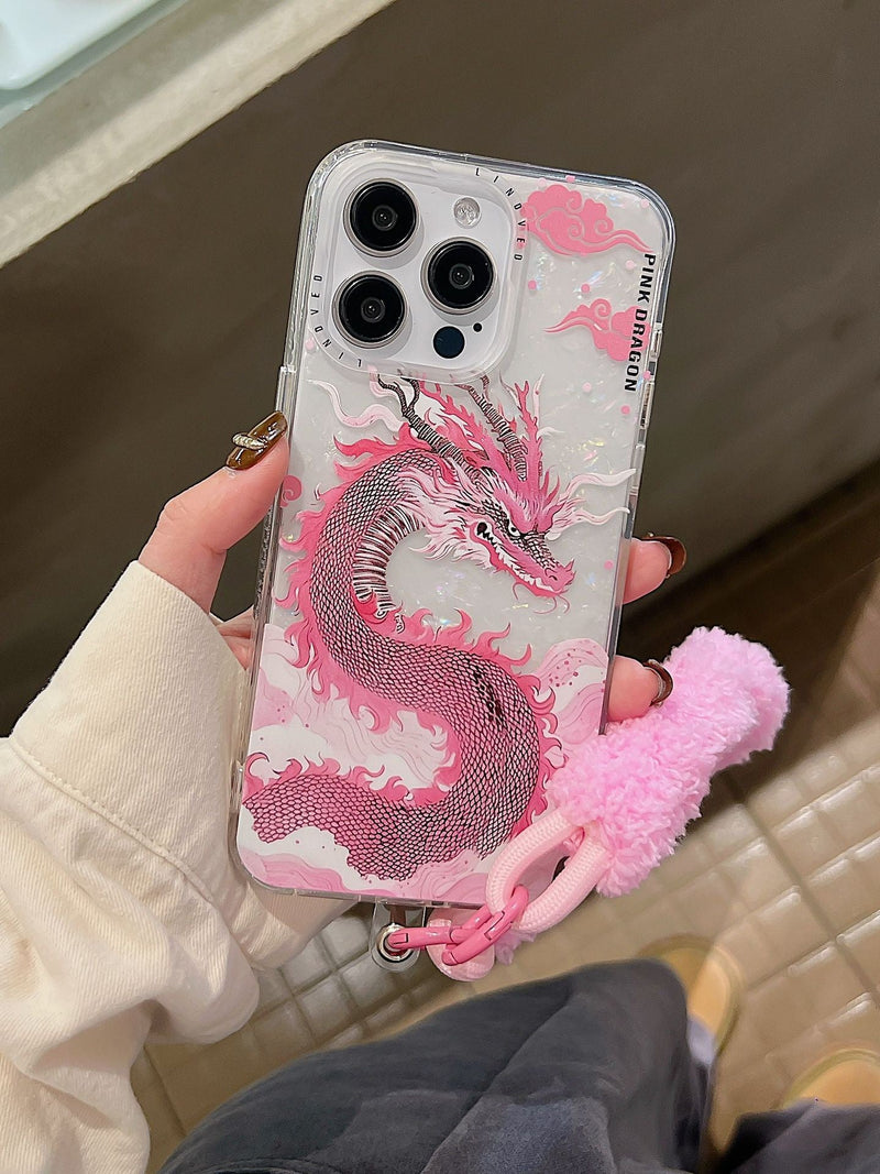Pink New Year Dragon iPhone Case - CREAMCY