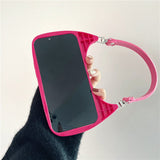 Pink Strawberry Handbag iPhone Case - Creamcy Cases