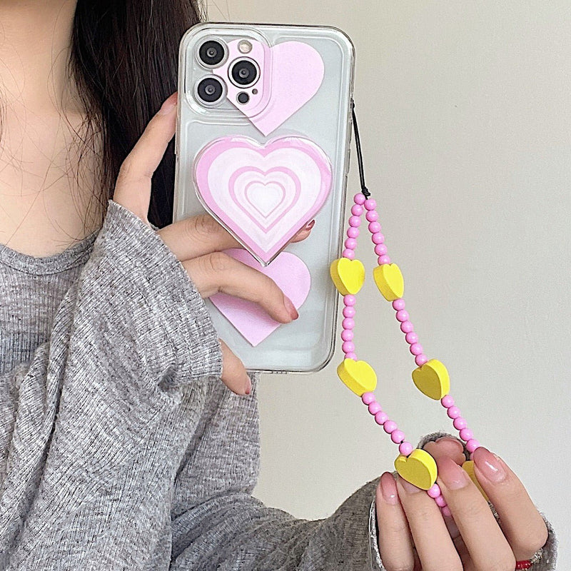 Pink & Yellow Phone Charm - Creamcy Cases