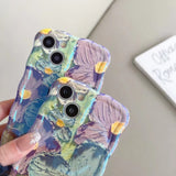 Retro Oil Painting Summer Floral iPhone Case - Creamcy Cases