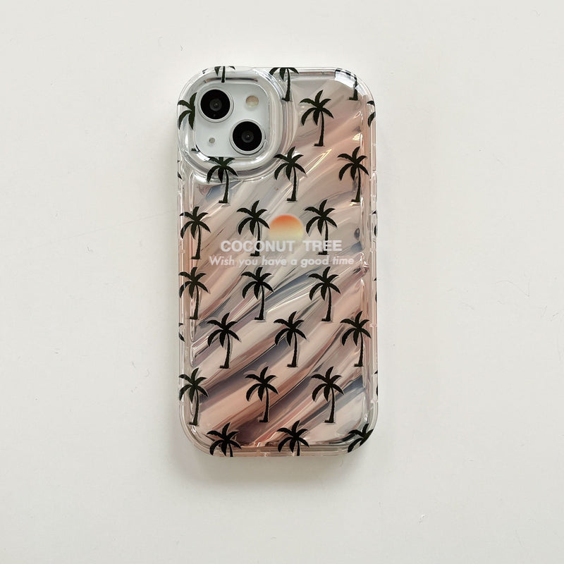 Summer Palm Trees iPhone Case - Creamcy Cases