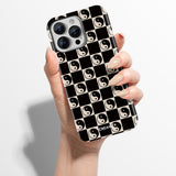 Taichi Checkers iPhone Case - CREAMCY