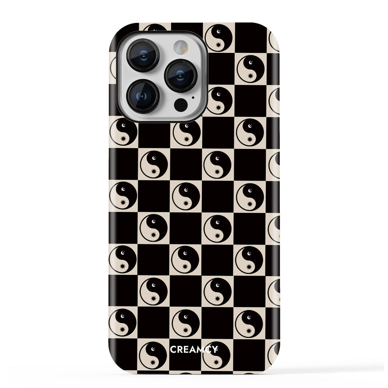 Taichi Checkers iPhone Case - Creamcy Cases