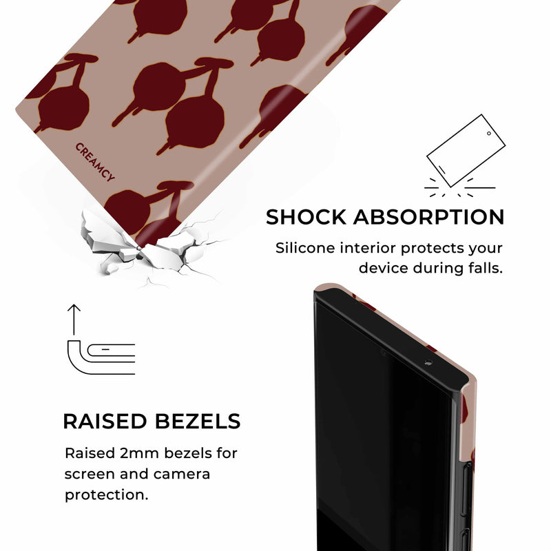 Vivid Red Cherry Samsung Galaxy Case - CREAMCY